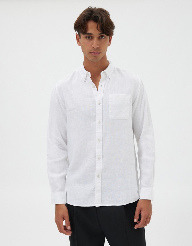 AERE - Linen Oxford Shirt