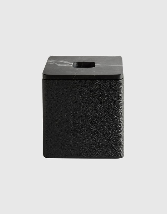 Greg Natale - Palco Tissue Box Shagreen Nero