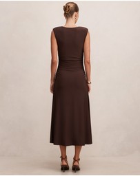 Forever New - Alisa Ruched Jersey Midi Dress