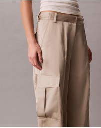 Calvin Klein Jeans - Satin Cargo Pants