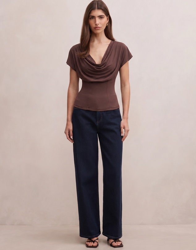 Forever New - Phoebe Draped Cowl Neck Top