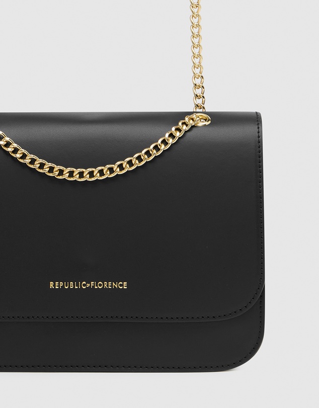 Florence - Linda Black Crossbody Bag