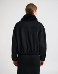 Oxford - Freja Detatch Faux Fur Trim Jacket
