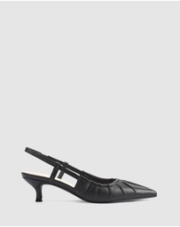 Verali - Lucius Slingback Kitten Heels