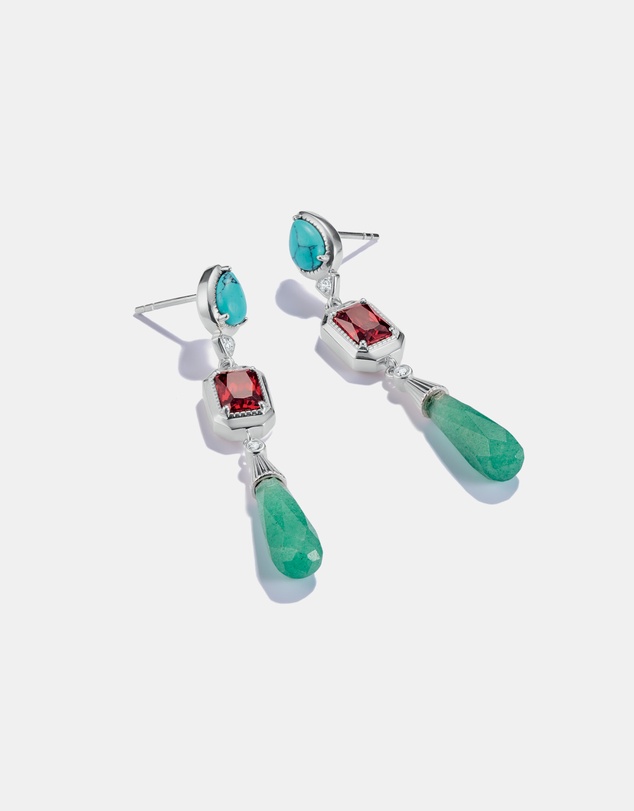 THOMAS SABO - THOMAS SABO Elyndra Earrings with Multicolored Stones