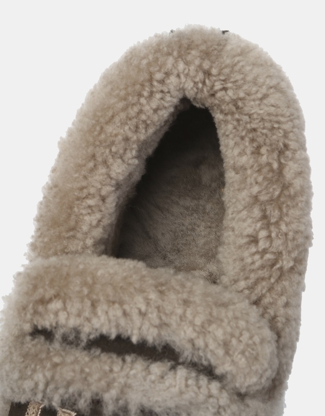 EVERAU - Australian Shepherd Ugg Rilee Loafer Cow Suede Upper House Shoes