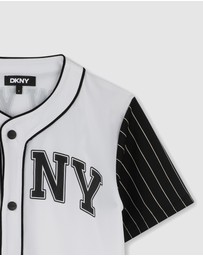 DKNY - Logo Short Sleeve Shirt - Kids-Teens