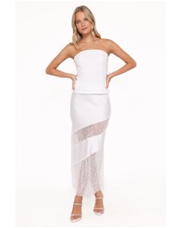 Petal & Pup - Winona Lace Maxi Skirt - White