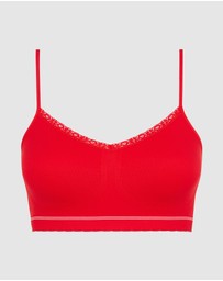 Billet Doux - Zen Attitude Crop Top Style Wirefree Bralette - 2 Pack