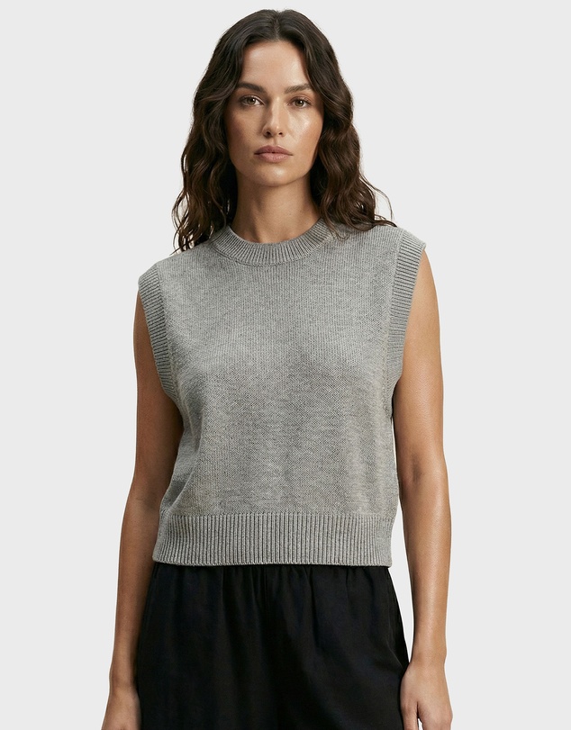 Academy Brand - Flora Crew Knit Vest