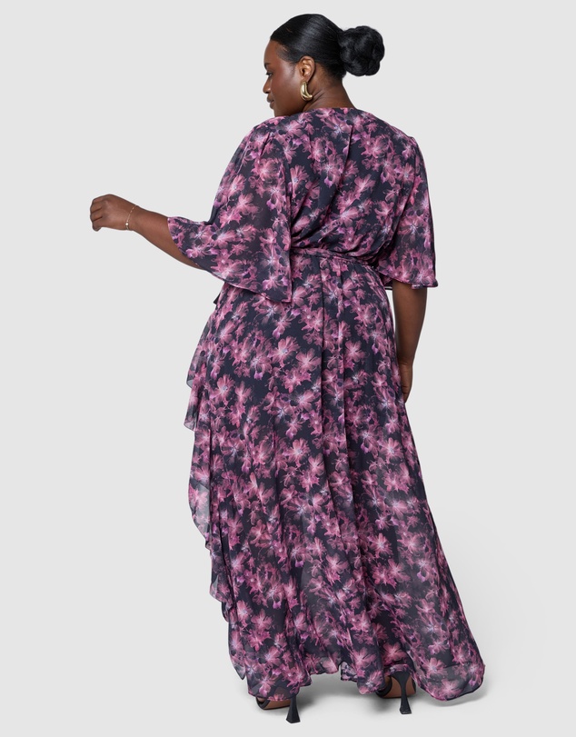 Pink Dusk by Curve Project - Roulette Maxi Dress