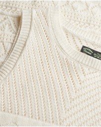 Superdry - Crochet Mini Slim Fit Dress