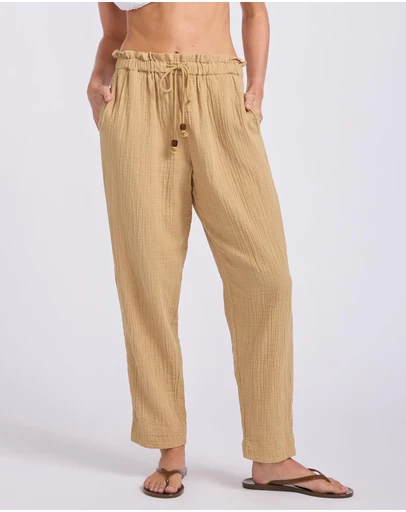 Seafolly - Double Gauze Tapered Pants