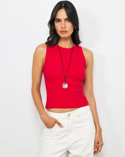AERE - Organic Cotton Rib Tank