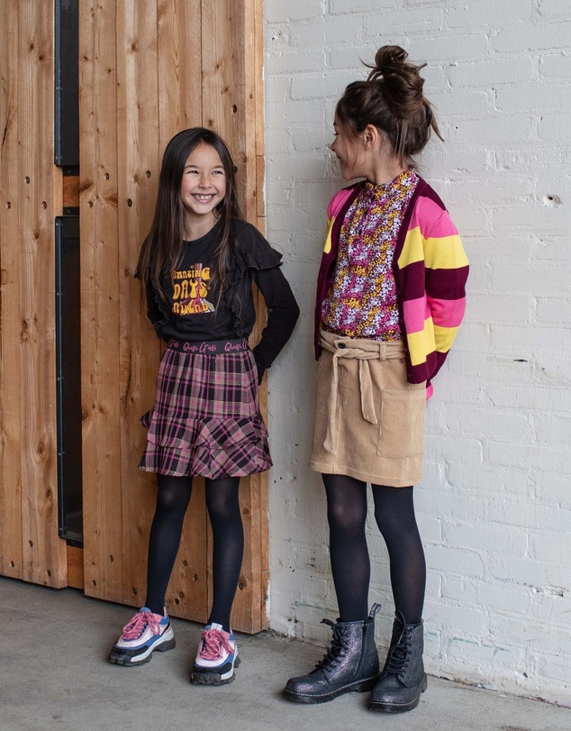 Quapi - Kate Long Sleeve Floral Blouse - Kids-Teens