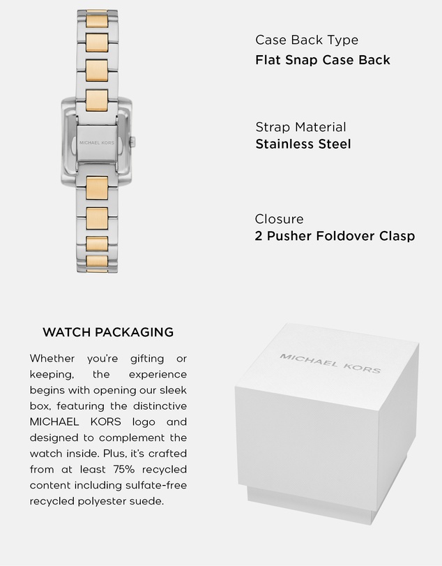 Michael Kors - Emery Two Tone Analogue Watch