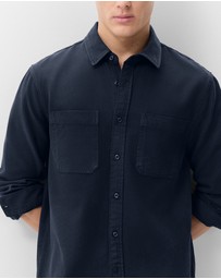 UNISON - Cotton Lyocell Relaxed Fit Shirt