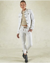 DRICOPER DENIM - Dita Ivory Denim Jacket