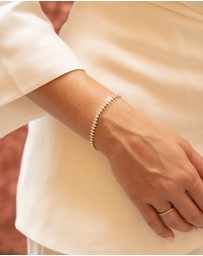 Mestige - Luna Marquise Bracelet - 18K Gold Plated