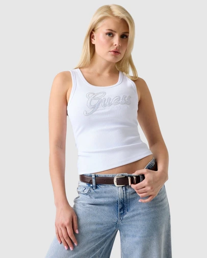 GUESS - Logo Script Tank Top