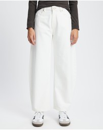 Abrand - 95 Barrel Crop Jeans - ICONIC EXCLUSIVE
