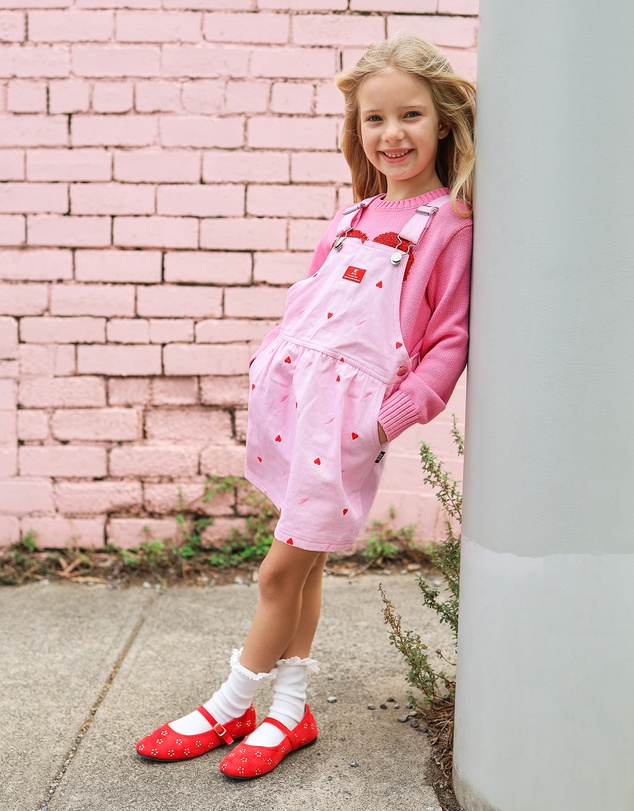 Rock Your Kid - Be Mine Twiggy Pinafore