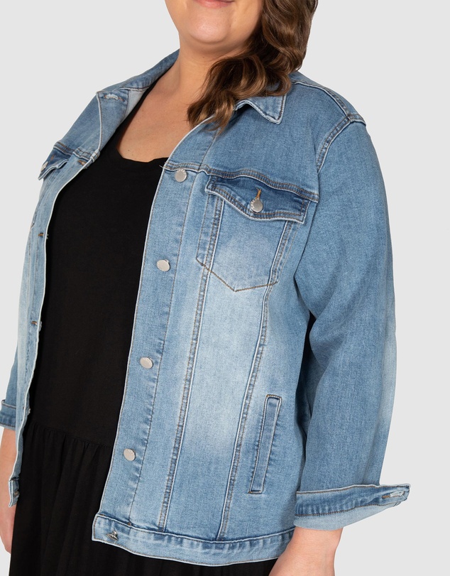 Love Your Wardrobe - Frankie Stretch Denim Jacket