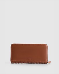 Evity - Lina Leather Weave Large Wallet