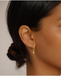By Charlotte - Gold Starlight Hoops
