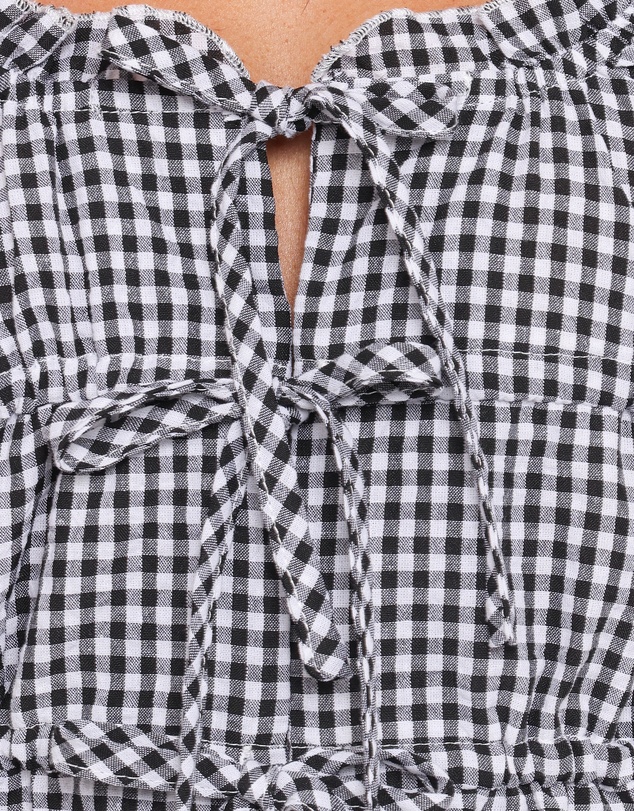 Petal & Pup - Harper Top - Black Gingham