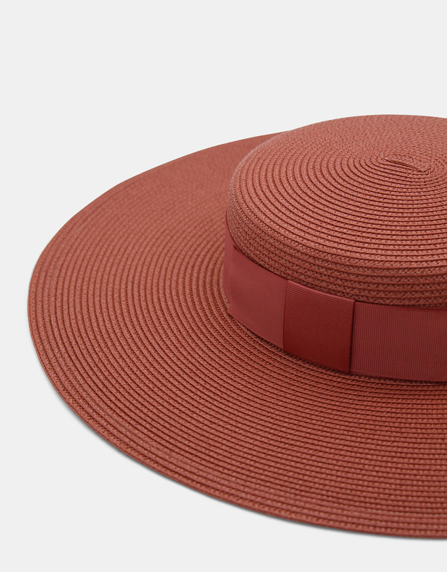 Morgan & Taylor - Macy Racewear Boater in Rose Pink