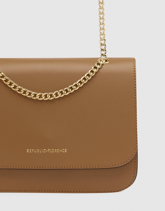 Florence - Linda Camel Crossbody Bag