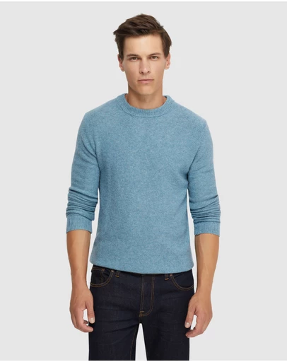 Oxford - Leon Crew Neck Wool Rich Knit