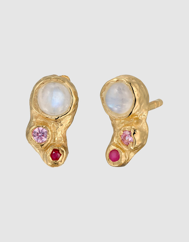 Haze & Glory - ICONIC EXCLUSIVE - Moonlit Nugget Earrings - Gold