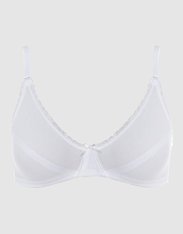 Royce Lingerie - My First Bra Pure Cotton & Lace Bra
