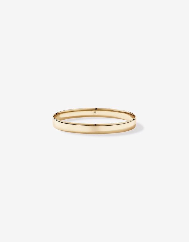 Michael Hill - Wide Oval Bangle in 18kt Gold Vermeil