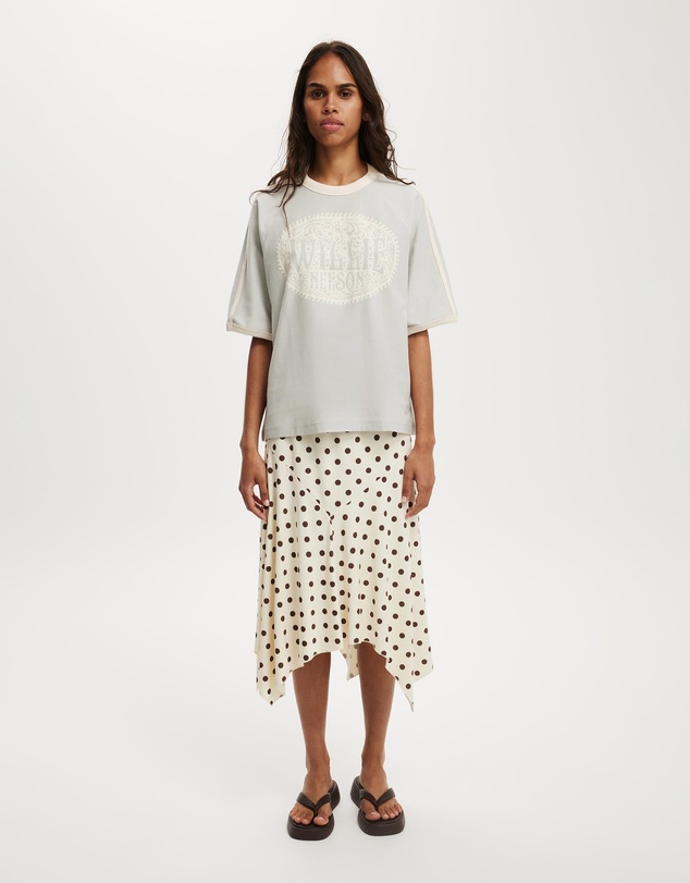 Cotton On - Lcn Oversized Crew Neck Raglan Jersey