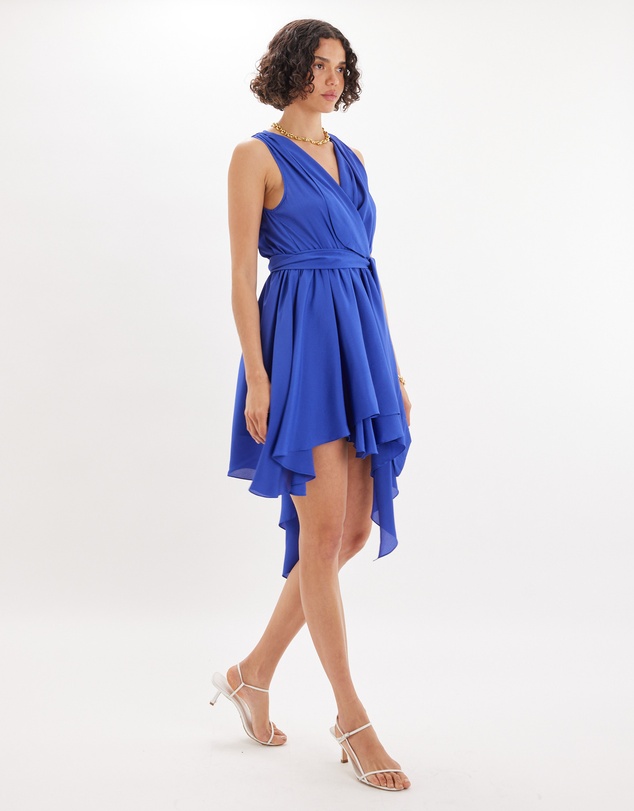 Amelius - Aimee Asymmetric Wrap Dress