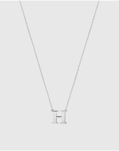 Secret Sisterhood - Initial H Letter Necklace