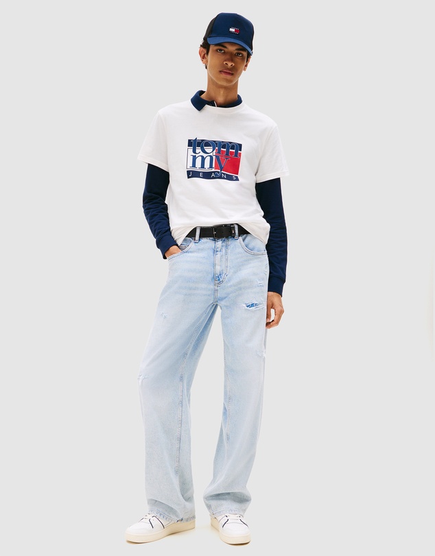 Tommy Jeans - Flag Graphic Slim T-Shirt