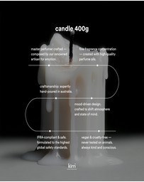 Kirri by Scent Australia Home - Kiwi Coconut Vanilla Candle (400g) Trio