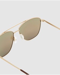 Hawkers Co - HAWKERS - Gold Clear Blue LAX Sunglasses for Men and Women UV400