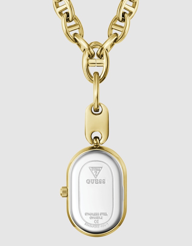 GUESS - GUESS Ladies Gold-Tone Analogue Watch Necklace