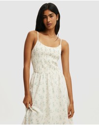 Cotton On - Remy Shirred Bodice Midi Dress