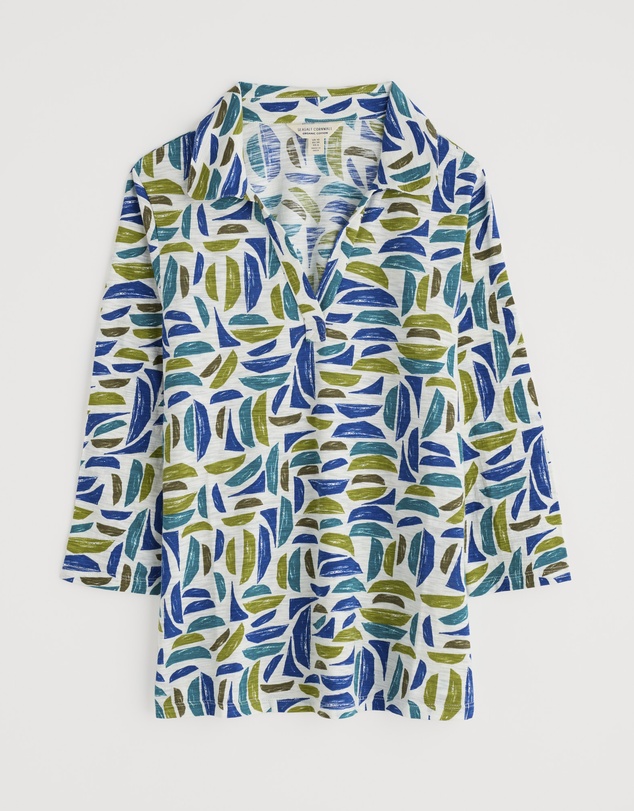 Seasalt - Seasalt Cornwall Green Wavecrest Shirt