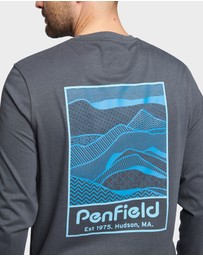 Penfield - Sketch Mountain Back Graphic Long Sleeve T-Shirt