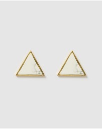 Miz Casa and Co - Geometric Triangle Earrings