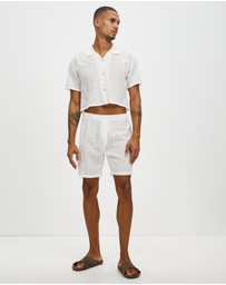 Merlino Street - Embroidered Amalfi Button-Up Shirt