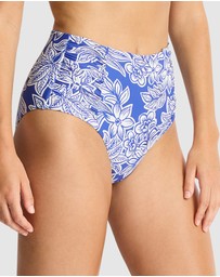 Sea Level Australia - Palmera High Waist Gathered Side Pant
