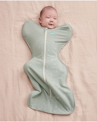 Love to Dream - Swaddle Up™ Original 1.5 TOG Stretch Cotton Fleece Twigs Olive